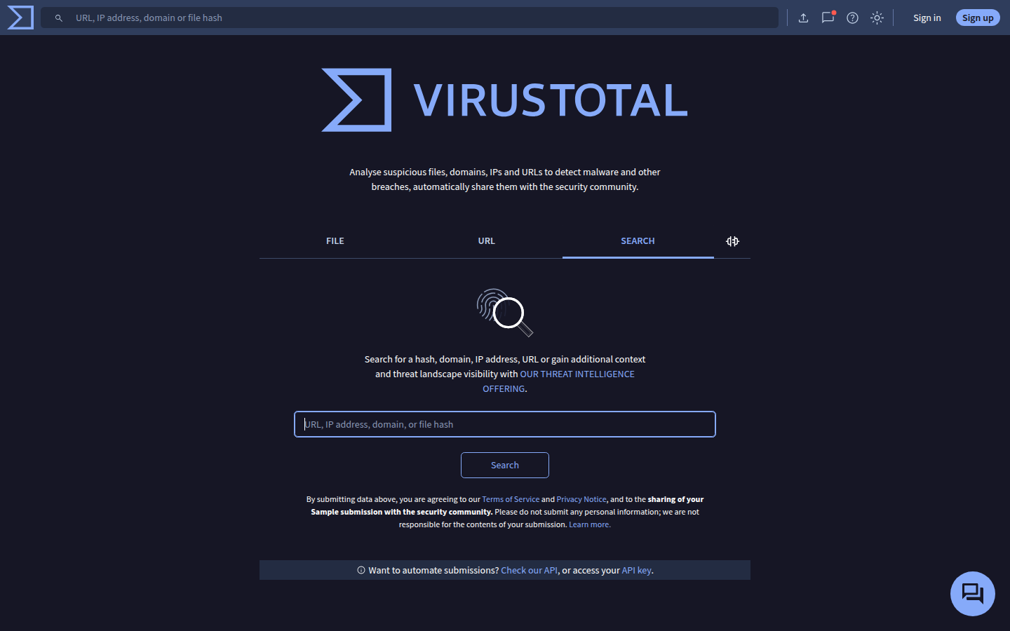 VirusTotal search, captured 16 Oct 2026